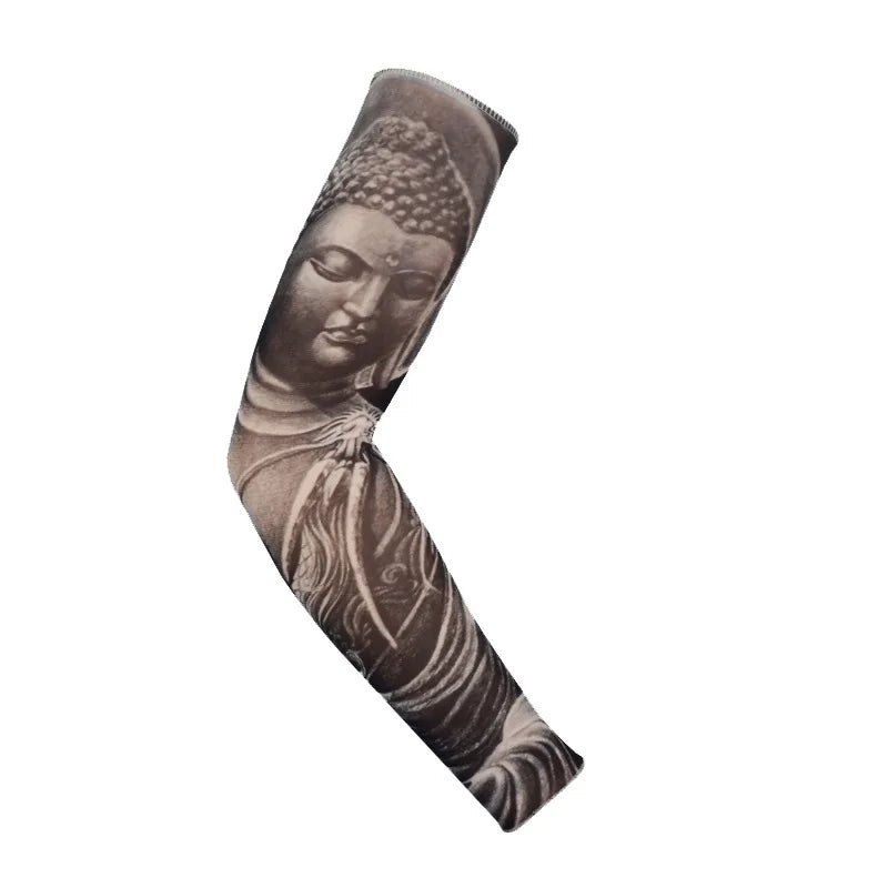 Tattoo Sleeves Flower Arm Sleeves Tattoos for Men and Women Cool Sleeves Summer Driving Sunscreen Arm Sleeves Sleeves