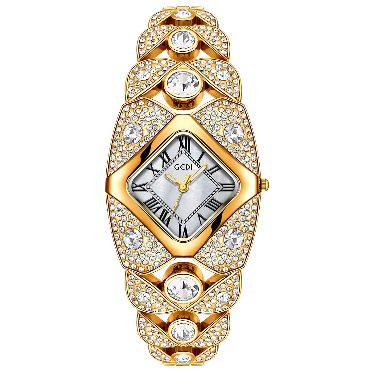 Women'S Watch Light Luxury Fashion Diamond Bracelet Waterproof Ladies' Quartz Watches Clock Gift Wristwatch