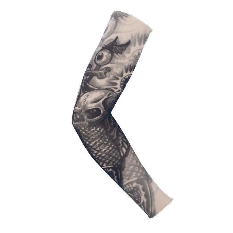 Tattoo Sleeves Flower Arm Sleeves Tattoos for Men and Women Cool Sleeves Summer Driving Sunscreen Arm Sleeves Sleeves