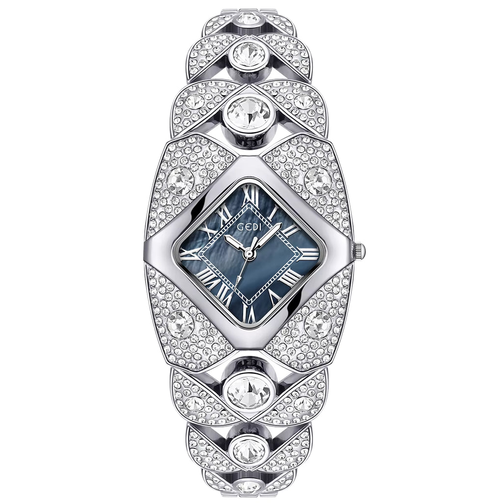 Women'S Watch Light Luxury Fashion Diamond Bracelet Waterproof Ladies' Quartz Watches Clock Gift Wristwatch