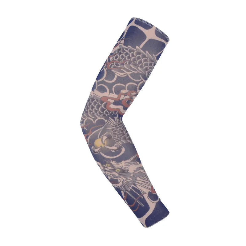 Tattoo Sleeves Flower Arm Sleeves Tattoos for Men and Women Cool Sleeves Summer Driving Sunscreen Arm Sleeves Sleeves