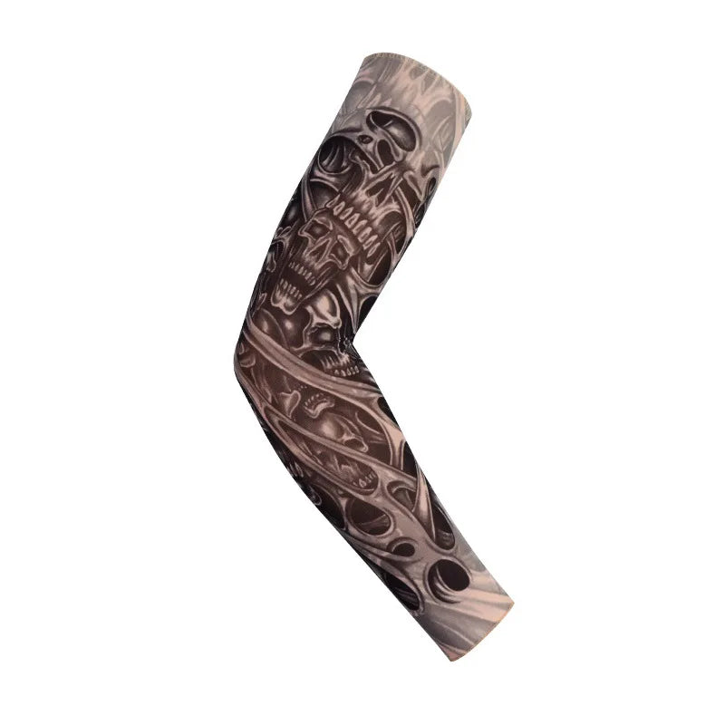 Tattoo Sleeves Flower Arm Sleeves Tattoos for Men and Women Cool Sleeves Summer Driving Sunscreen Arm Sleeves Sleeves