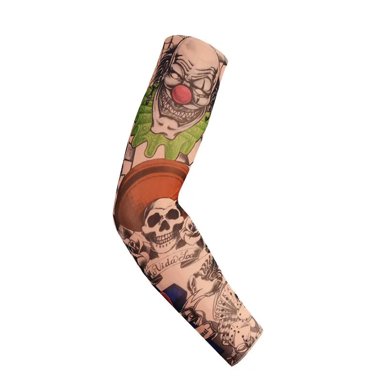 Tattoo Sleeves Flower Arm Sleeves Tattoos for Men and Women Cool Sleeves Summer Driving Sunscreen Arm Sleeves Sleeves