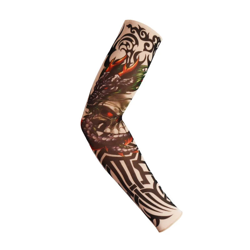 Tattoo Sleeves Flower Arm Sleeves Tattoos for Men and Women Cool Sleeves Summer Driving Sunscreen Arm Sleeves Sleeves